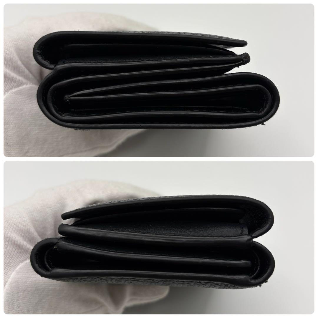 LOEWE ロエベ トライフォールドウォレット ブラック 財布 現行