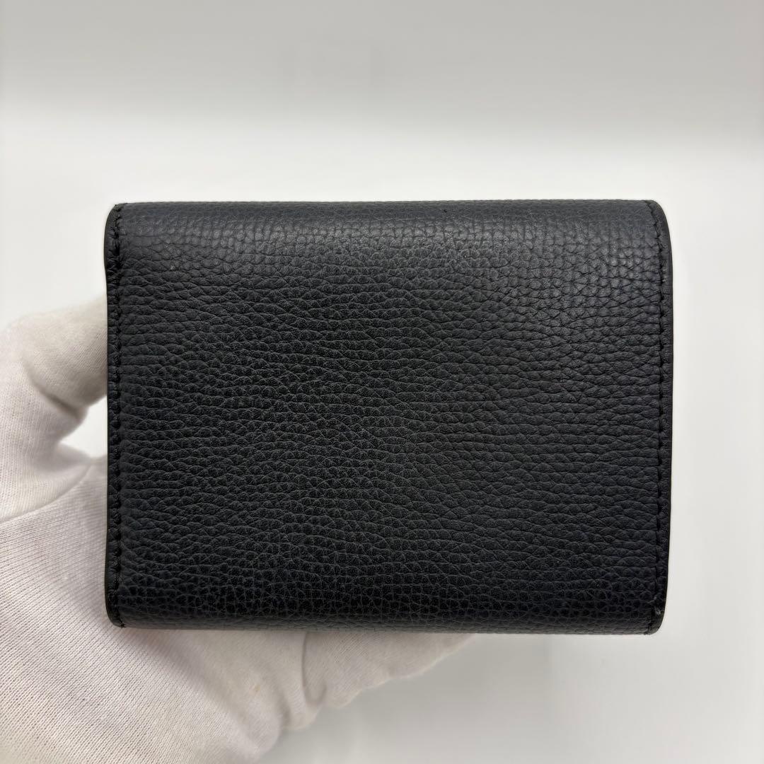 LOEWE ロエベ トライフォールドウォレット ブラック 財布 現行
