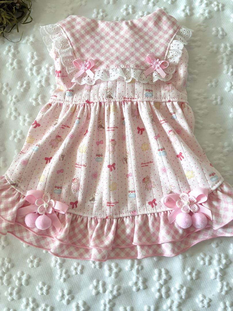 犬服ハンドメイドワンピース　あいちゃん様