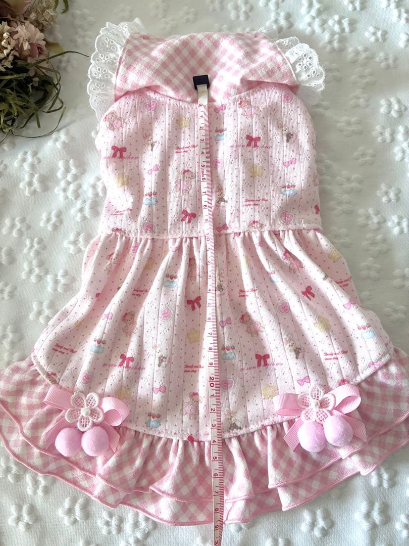 犬服ハンドメイドワンピース　あいちゃん様