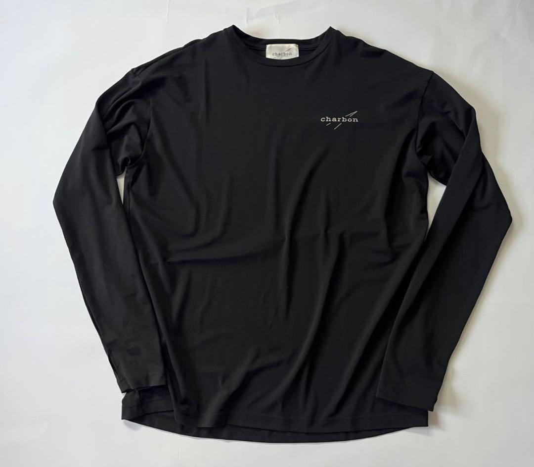 シャルボン 長袖　ブラック ロンt ロング tシャツ XL charbon
