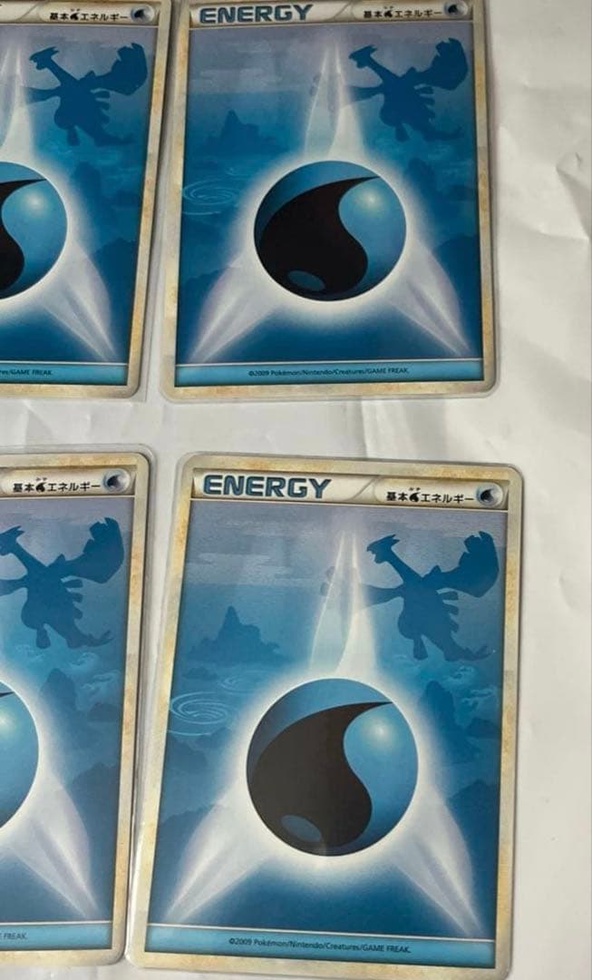 レジェンドエネルギー　水エネルギー　10枚　ポケモンカード ルギア　シルエット