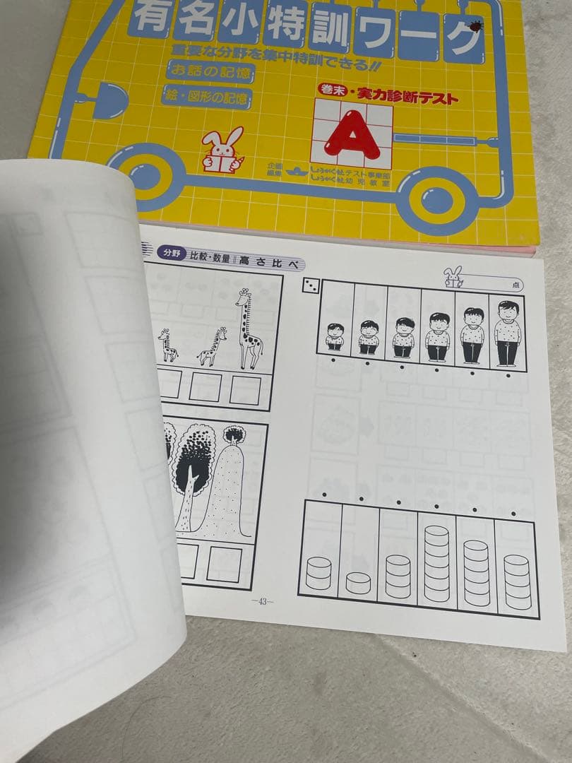 小学校受験　B4大判問題集セット 基礎から応用12冊➕おまけ2冊