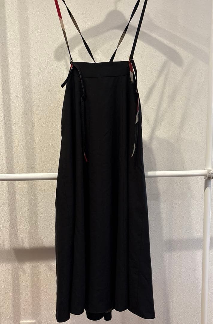 《美品》ブルーレーベルクレストブリッジ　リバーシブルロングスカート　サイズ38