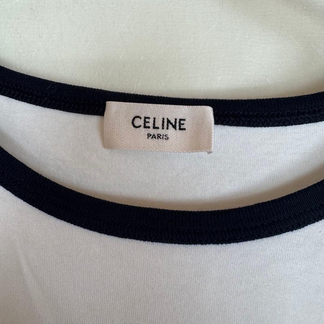 CELINE ロゴプリント 半袖Tシャツ
