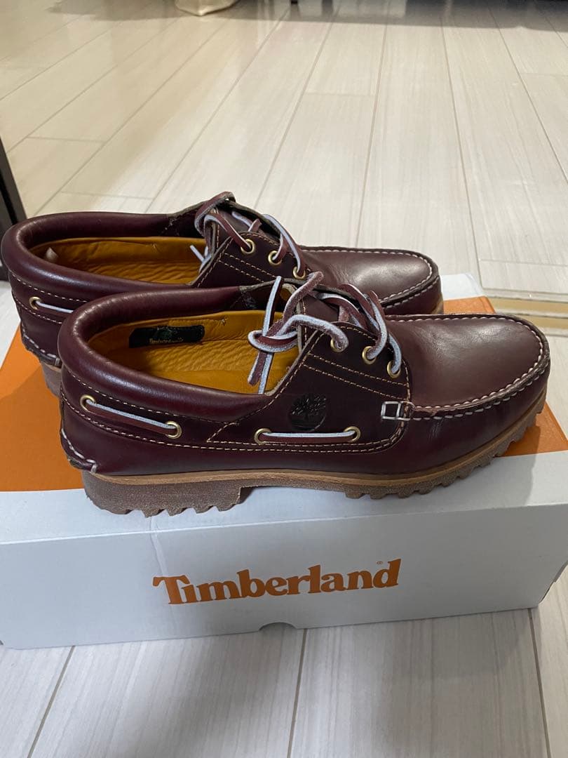 Timberland 3eye 50009 バーガンディ 26.5cm 箱あり