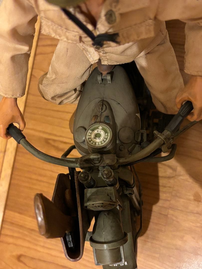 ハーレー45WLA 1/6アメリカンGIジョー35周年バイクインディア