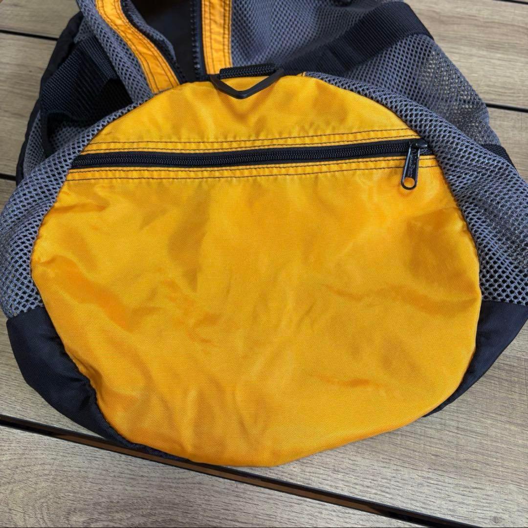 エルエルビーン 90s メッシュ ダッフルバッグ 黄色 ショルダー 珍品 希少