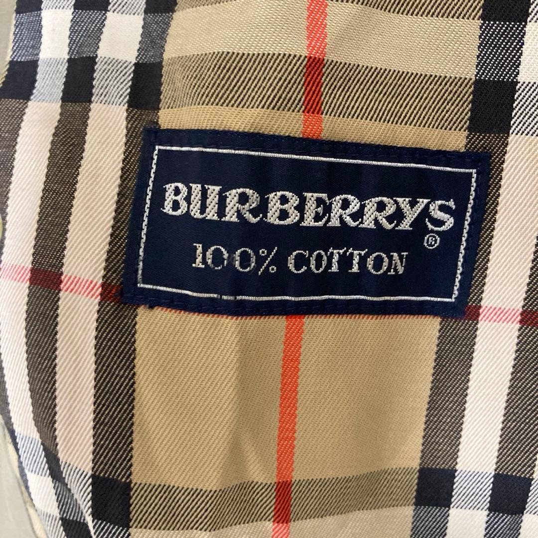 Burberrys バーバリーズ　トレンチコート　アウター　裏地チェック　カーキ