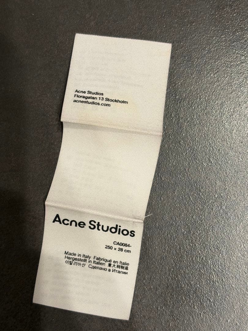 Acne Studios アクネ ストゥディオズ モヘアチェックスカーフ