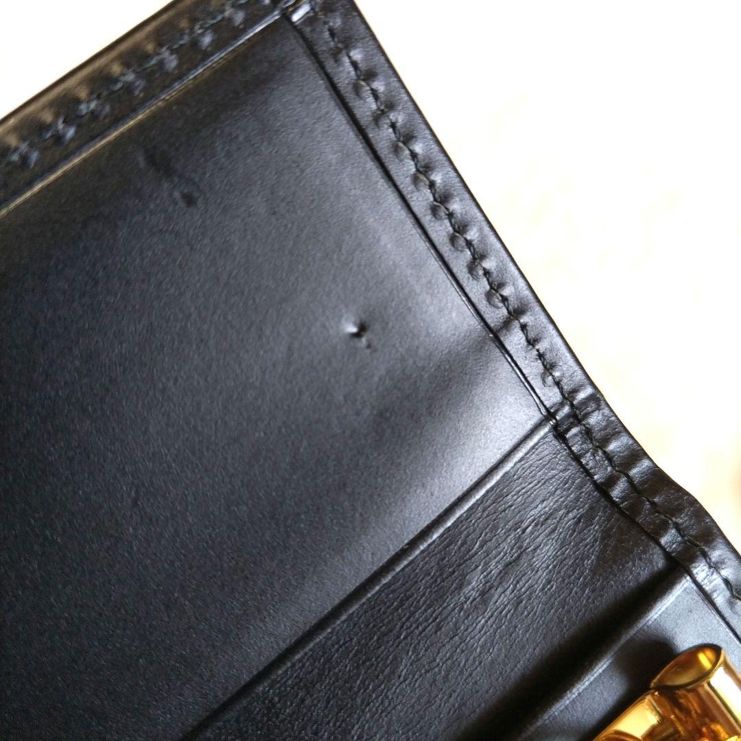 h*e様 ココマイスター オールレザー ゴールド金具 4連キーケース 黒 付属品