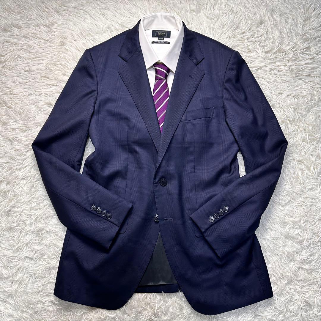 未使用級 現行 トゥモローランド ジャケット ネイビー チェック 48