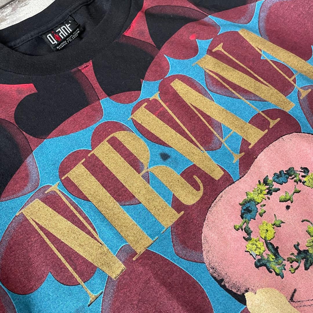 Nirvana Heart-Shaped Box Tee Lニルヴァーナ
