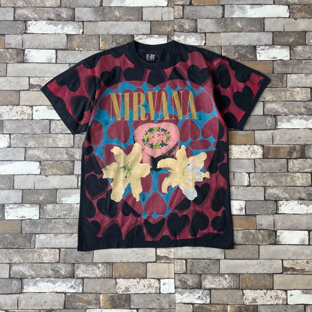Nirvana Heart-Shaped Box Tee Lニルヴァーナ
