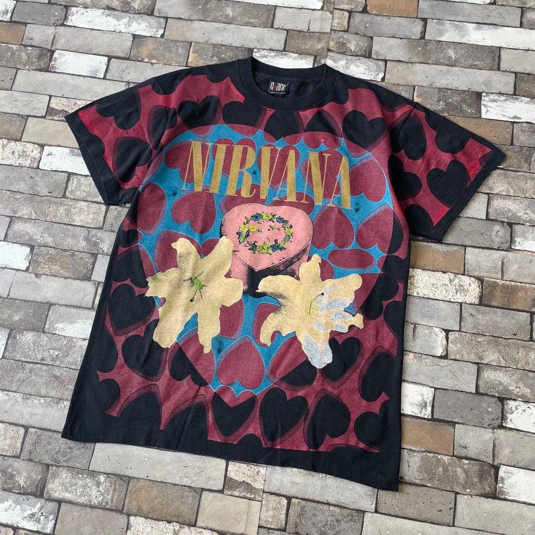 Nirvana Heart-Shaped Box Tee Lニルヴァーナ