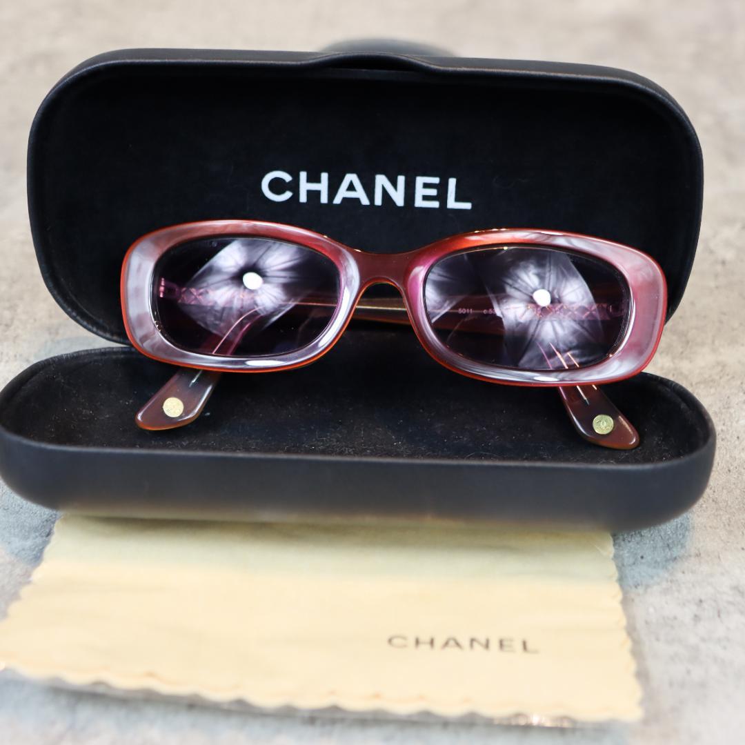 CHANEL サングラス ココマーク ピンクグラデーション レディース 高級