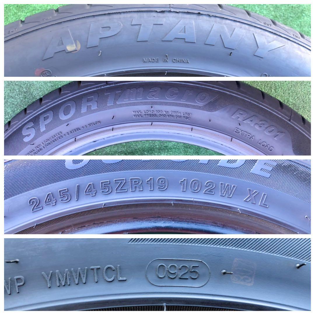 245/45 R19 APTANY SPORT MACRO ラジアルタイヤ