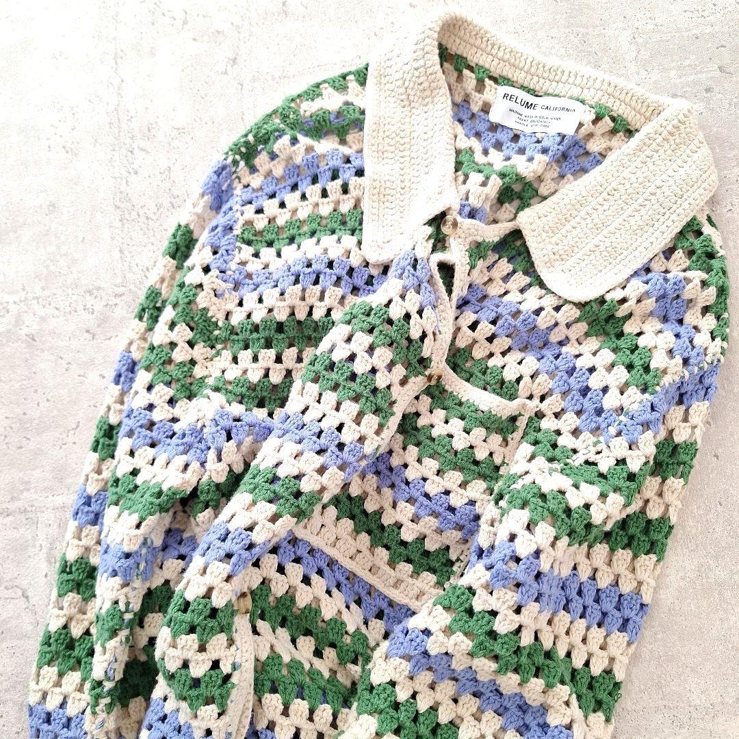 JOURNAL STANDARD relume クロシェ編み ニットカーディガン