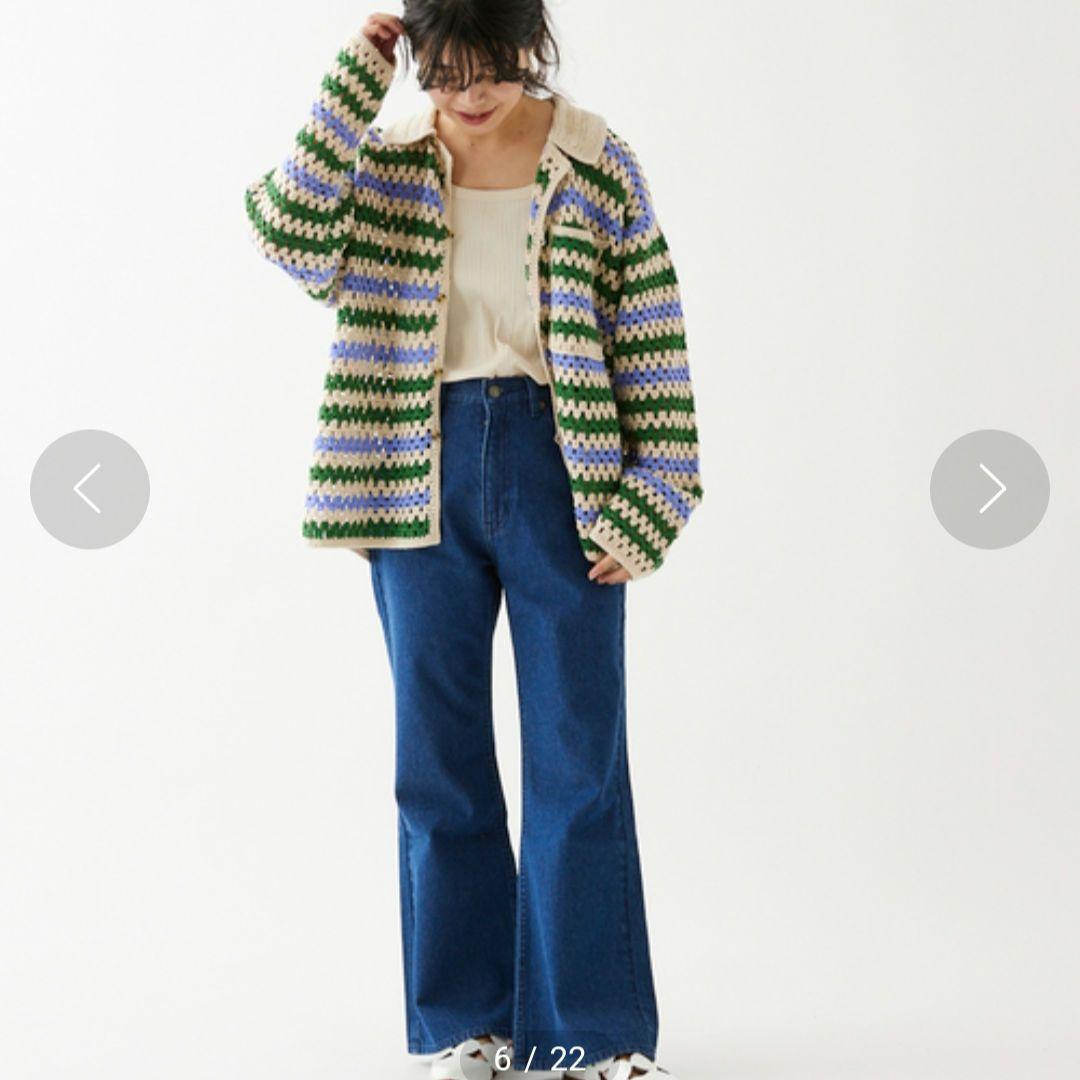 JOURNAL STANDARD relume クロシェ編み ニットカーディガン