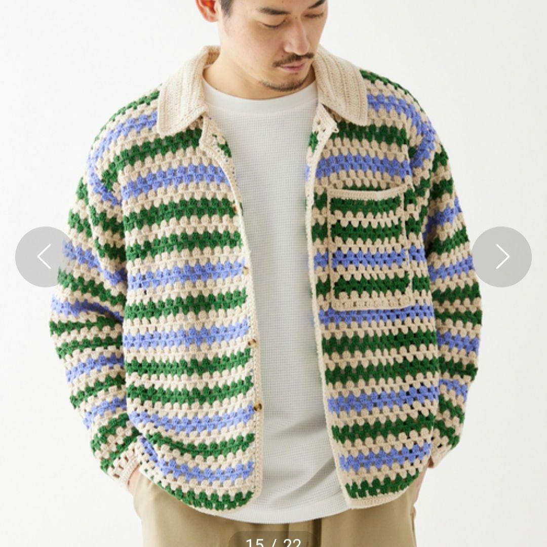 JOURNAL STANDARD relume クロシェ編み ニットカーディガン