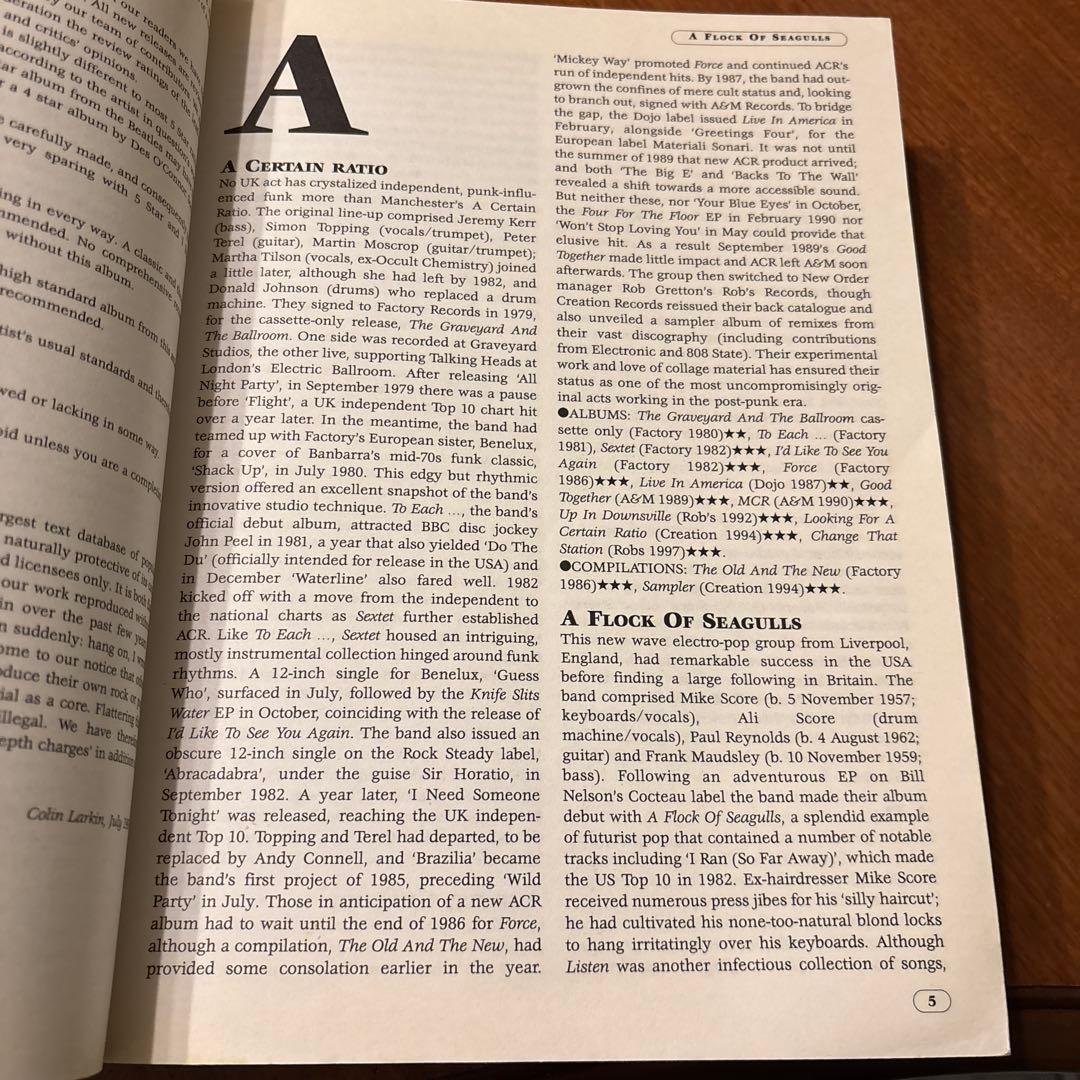 洋書 Virgin Encyclopedia of Eighties Music