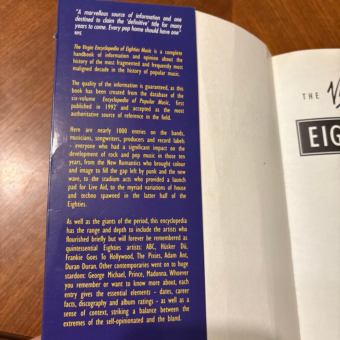 洋書 Virgin Encyclopedia of Eighties Music
