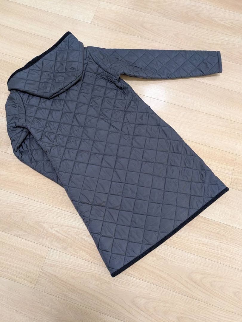 【新品・タグ付】ラベンハム ブラントン 裏ボア フード ロングコート 紺