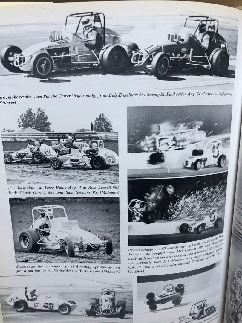 洋書 USAC Sprint History 1956-1980