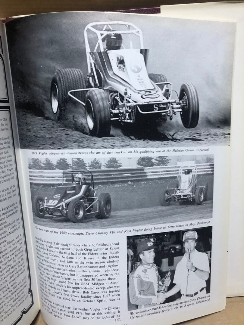 洋書 USAC Sprint History 1956-1980