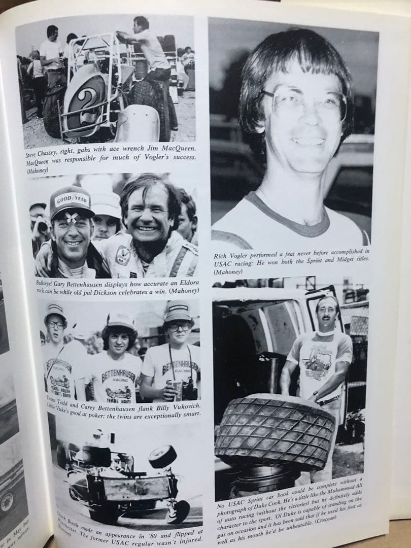 洋書 USAC Sprint History 1956-1980