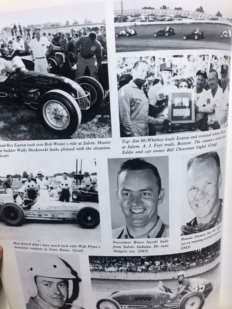 洋書 USAC Sprint History 1956-1980