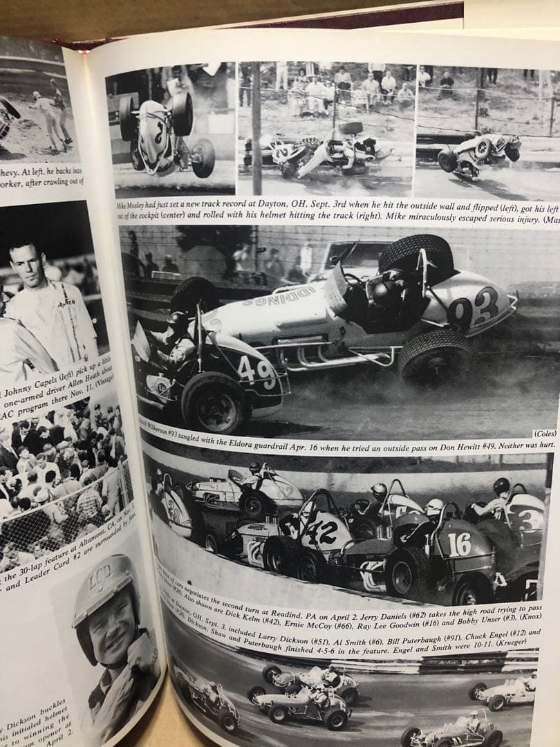 洋書 USAC Sprint History 1956-1980