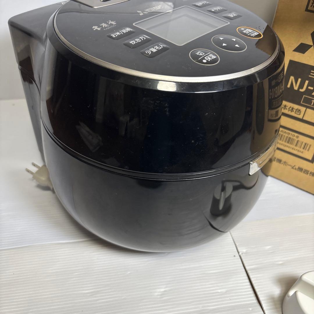 【美品✨】三菱炊飯器 本炭釜 5.5合 NJ-AWB10-B ’21年製