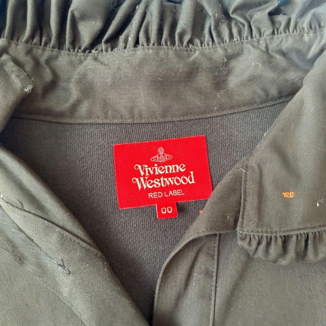 ヴィヴィアンウエストウッド RED LABEL フリルスウェットワンピース
