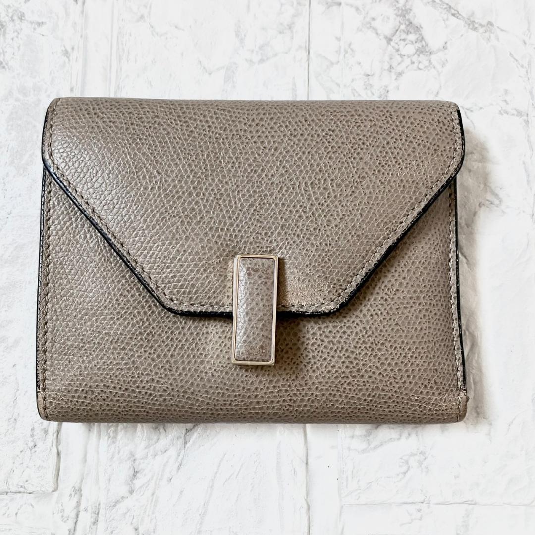 美品✨Valextra ヴァレクストラ イジィデ ウォレット 三つ折り財布