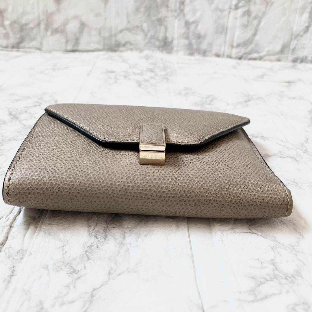 美品✨Valextra ヴァレクストラ イジィデ ウォレット 三つ折り財布