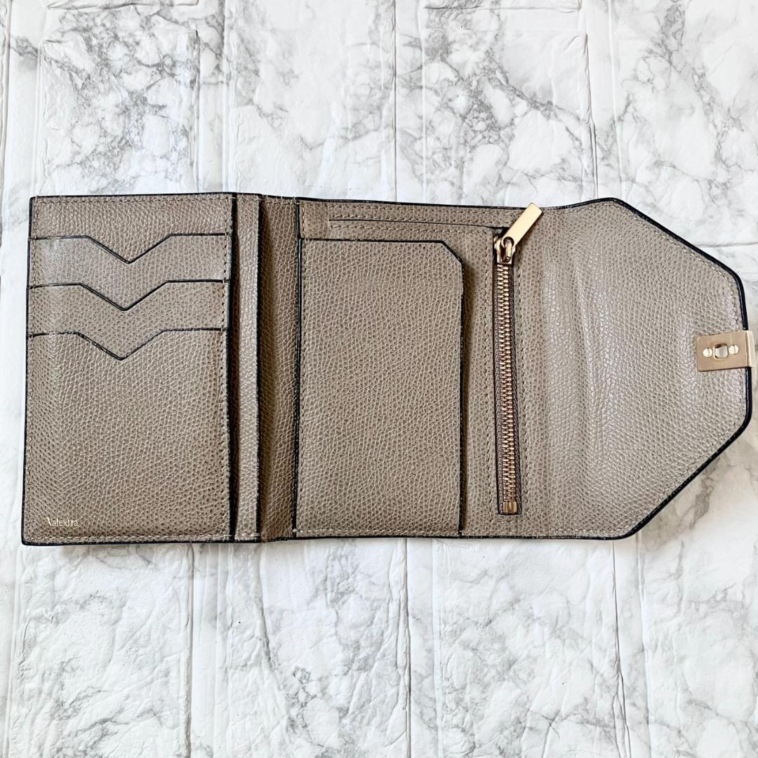美品✨Valextra ヴァレクストラ イジィデ ウォレット 三つ折り財布
