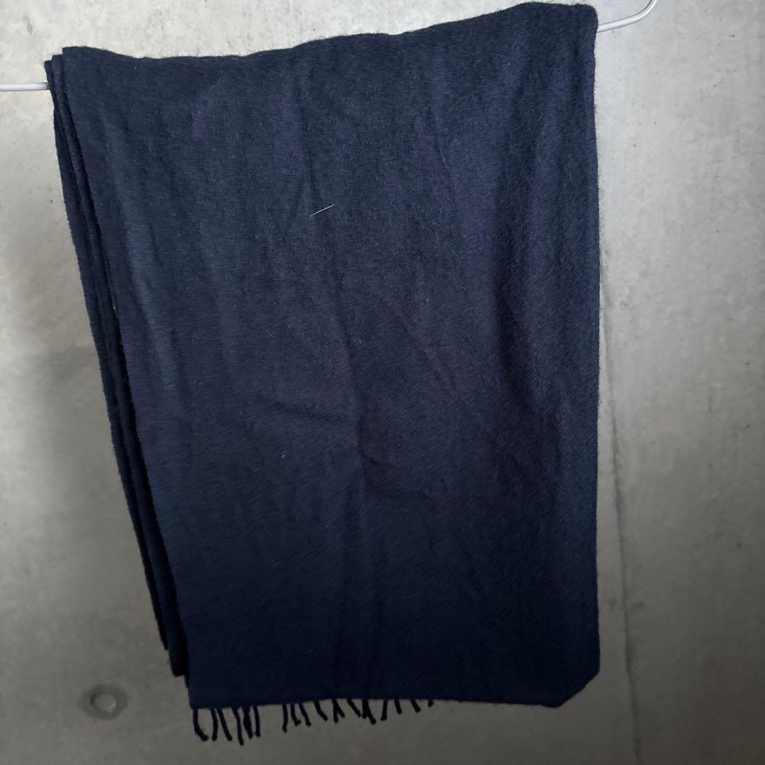 【最終値下げ！美品】Acne Studios ウール ネイビー マフラー