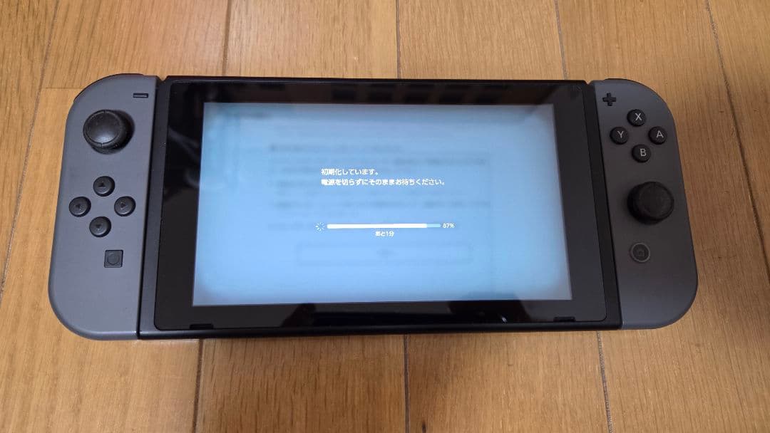 Nintendo Switch グレー バッテリー強化版　動作確認済み