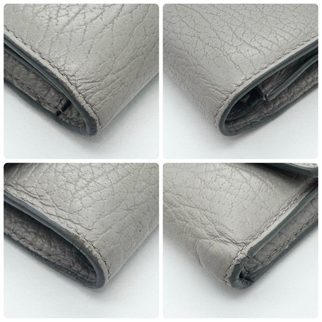 Maison Margiela メゾンマルジェラ 4ステッチ 三つ折り財布 灰