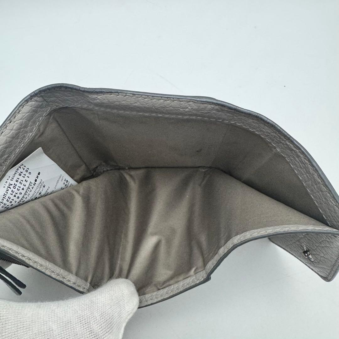 Maison Margiela メゾンマルジェラ 4ステッチ 三つ折り財布 灰