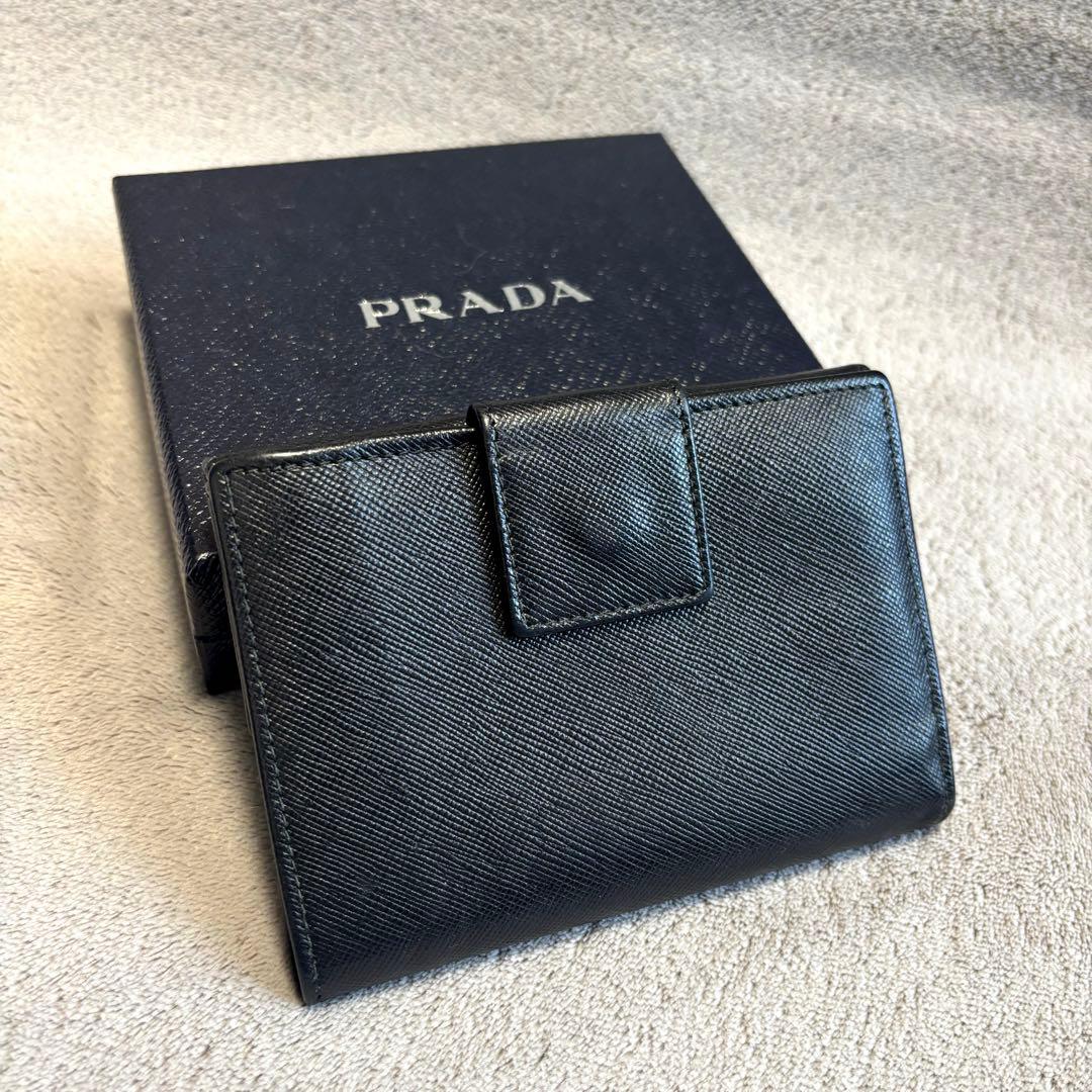 【BOX有】PRADA サフィアーノ　二つ折り財布
