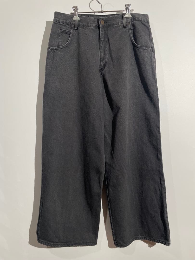 90s Solo ワイドバギーパンツ　グレー　 W36 USA製