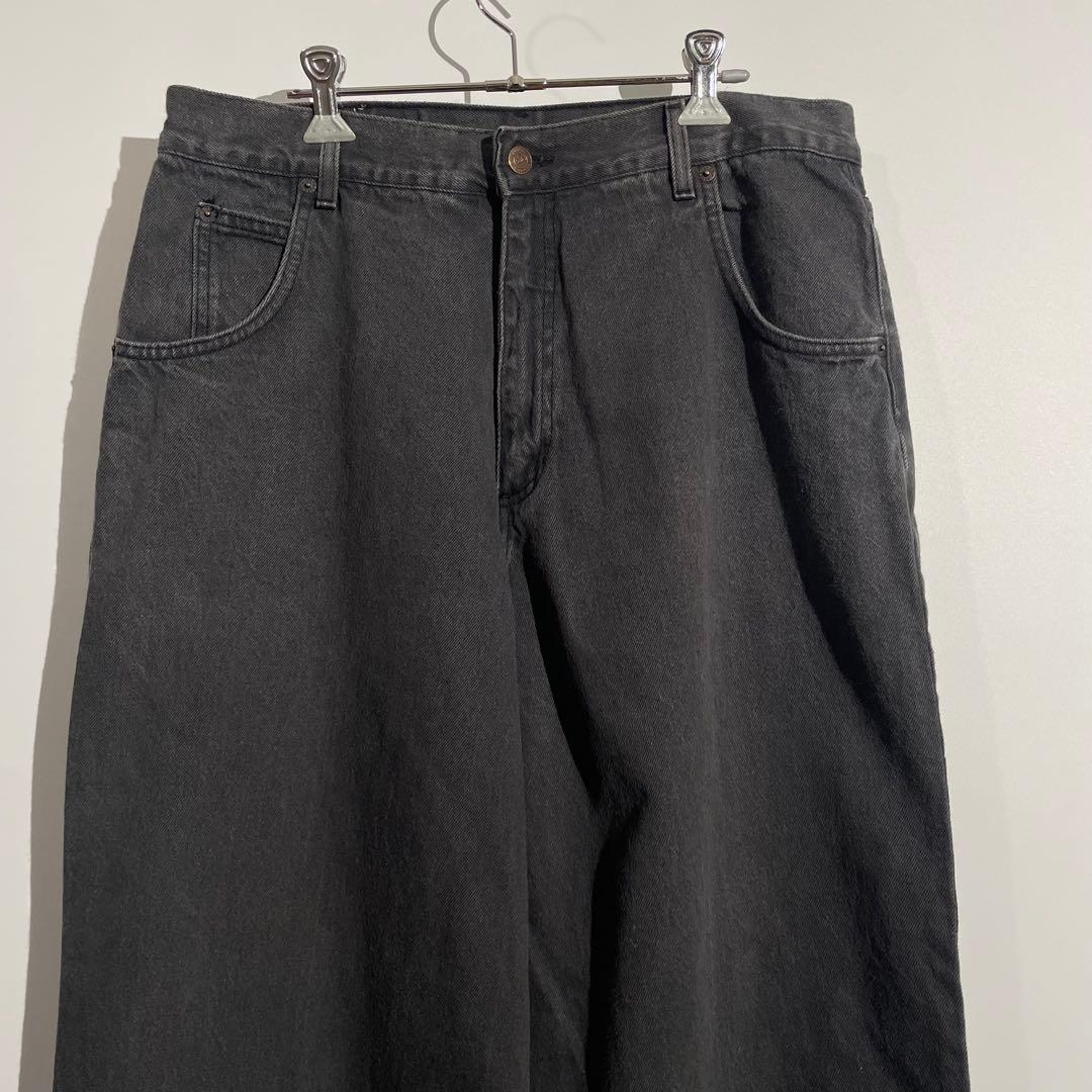 90s Solo ワイドバギーパンツ　グレー　 W36 USA製