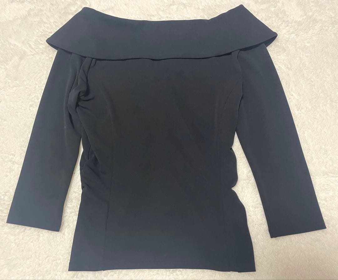 FOXEY NEWYORK 女優襟 オフショルダー ジップアップ トップス 40