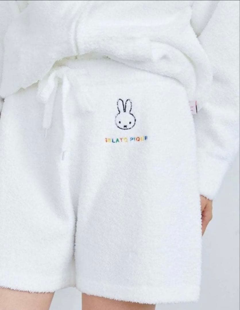 Dick Bruna ベビモコパーカー&ショートパンツセット　ホワイト