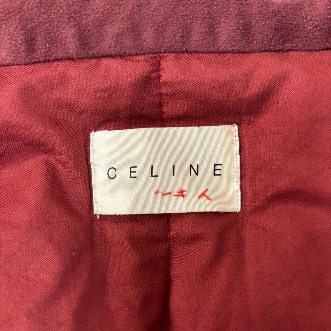 CELINE セリーヌ 肩当て ダウンケープ ピンク　ダウンベスト 防寒