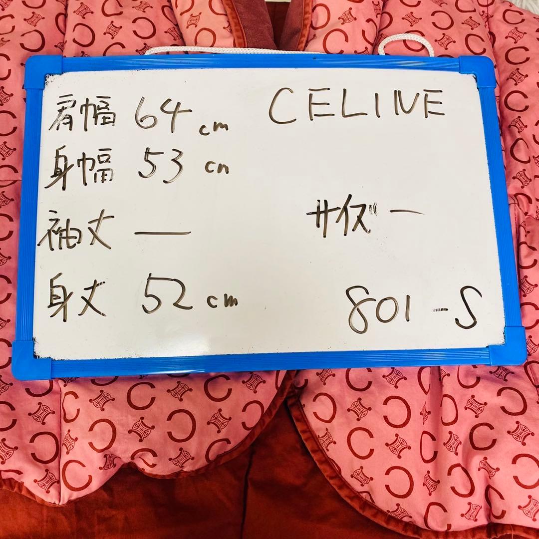 CELINE セリーヌ 肩当て ダウンケープ ピンク　ダウンベスト 防寒