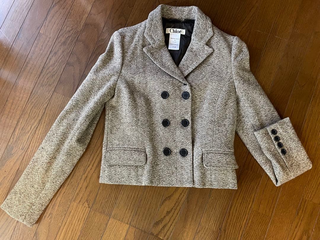 苺フレイバー★Chloe ツイードジャケット