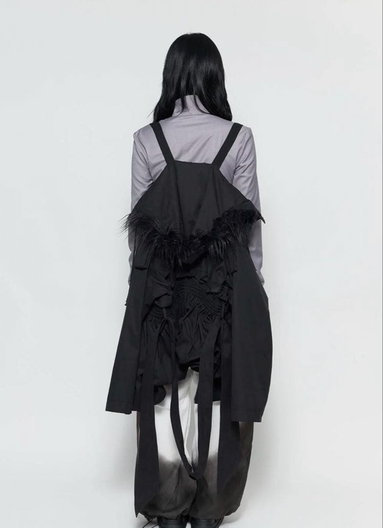 ジャケット・アウター S fur embroidery trench short
